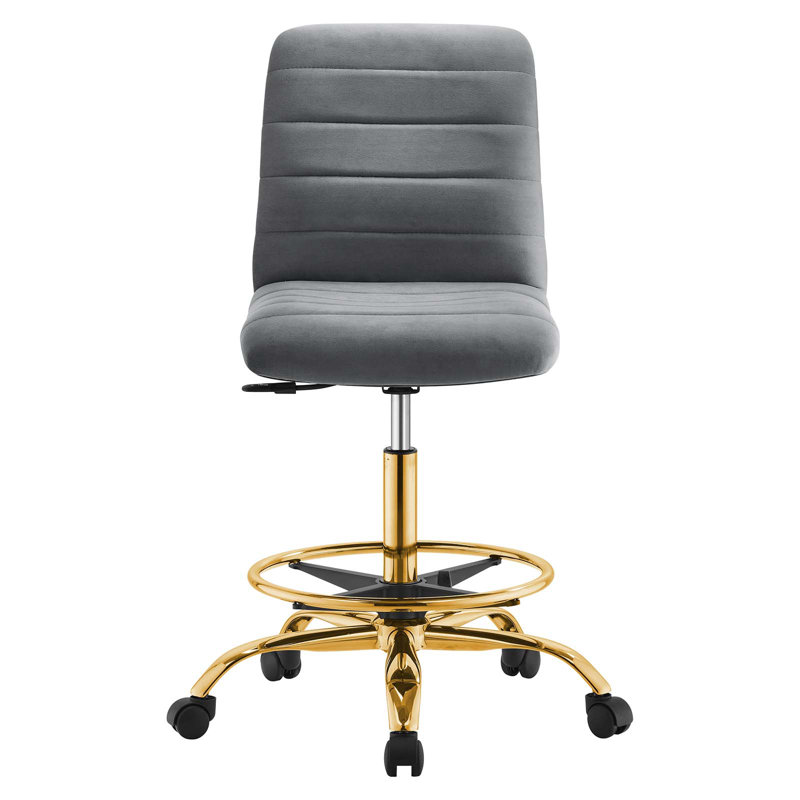 Chaise de dessinateur Ripple Performance, gris