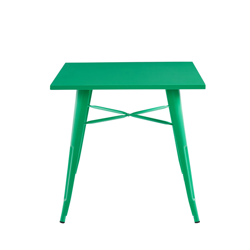 Zanesfield Square Dining Table, Green