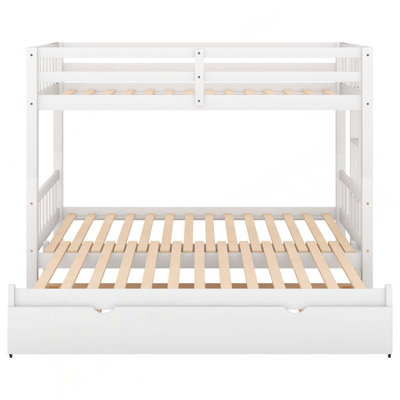 Bunk Bed With Trundle And Pull-Out Bed