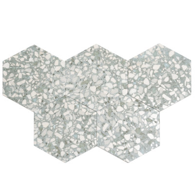 Zenith 9 X 11 In. Matte Porcelain Hexagon Wall And Floor Tile (8.07 Sq Ft/Case) - 16 Pack