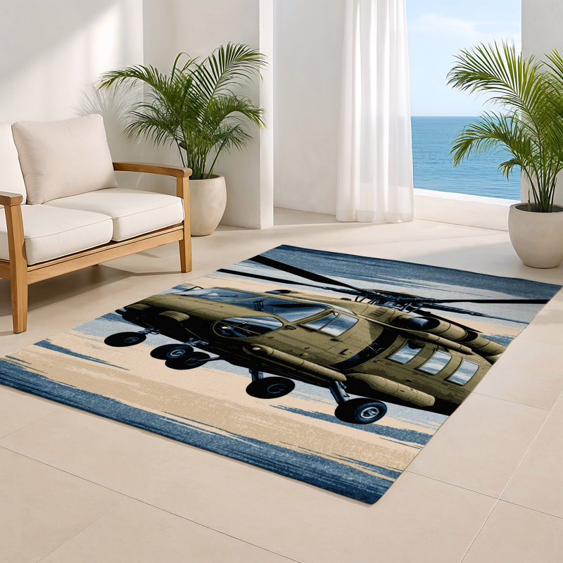 Tapis intérieur et extérieur gris Transport, Rectangulaire 2 pi x 3 pi