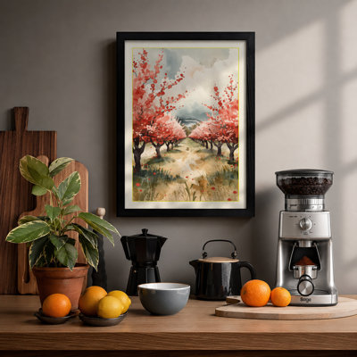 Orchard in Bloom Botanical - Framed Print