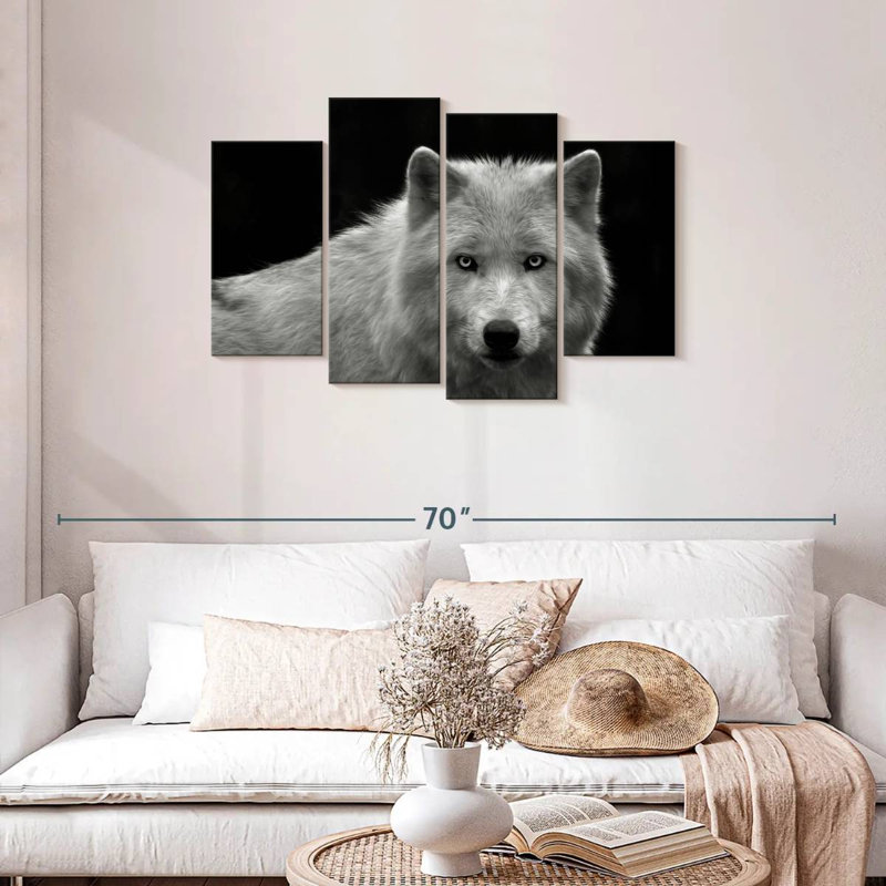 Phantom Wolf, 27" H x 43" W