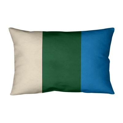 Striped Reversible Throw Pillow