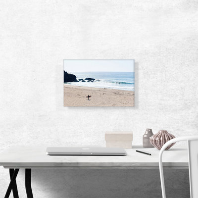 «Beach Surf Surfing Board», reproduction de photo sur toile tendue