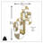 Handmade Glam Abstract Wall Decor on Metal