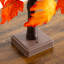 2 pi. Arbre d'automne artificiel pré-éclairé avec 24 lumières DEL blanc chaud et base amovible-1755416896