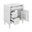 Meuble-lavabo de 30 po avec lavabo, tiroir basculant, portes et support de rangement, meuble-lavabo simple avec tiroirs et tablette réglable-121081696-121081697