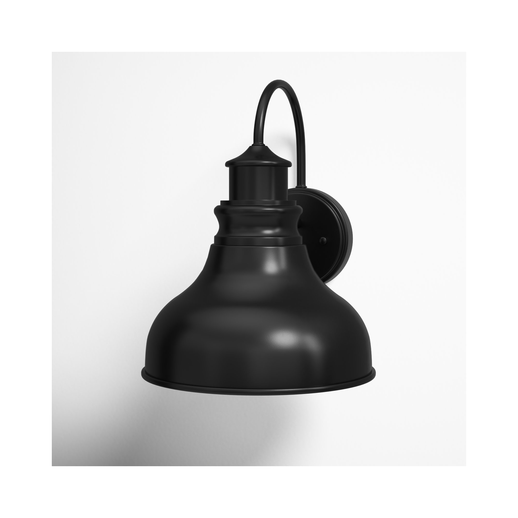 Flavin Oil Burnished Bronze 1 - Bulb Outdoor Wall Lantern with Dusk to Dawn, 13" H x 9" W x 11" D
