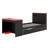 Innovative Wood Daybed with Trundle, Desk, LED Light & USB Connectivity-1239566755-1239566754
