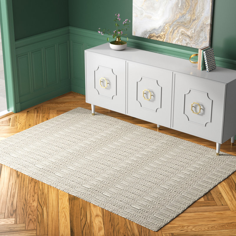 Koa Geometric Flatweave Area Rug, Rectangle 160 x 230cm