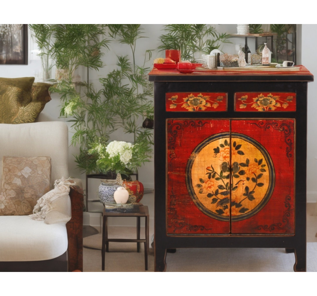 Kommode Mellal Sideboard Schrank Buffet Anrichte Möbel vintage asiatisch chinesisch orientalisch