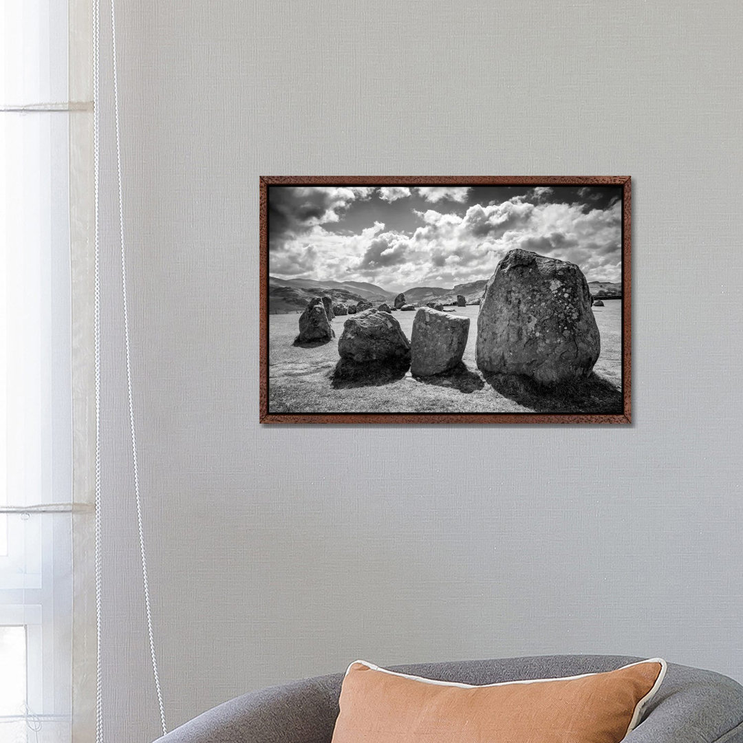 Castlerigg Stone Circle Lake District National Park von Stephen Hodgetts - Galerie-verpackte Leinwand Giclée auf Leinwan...