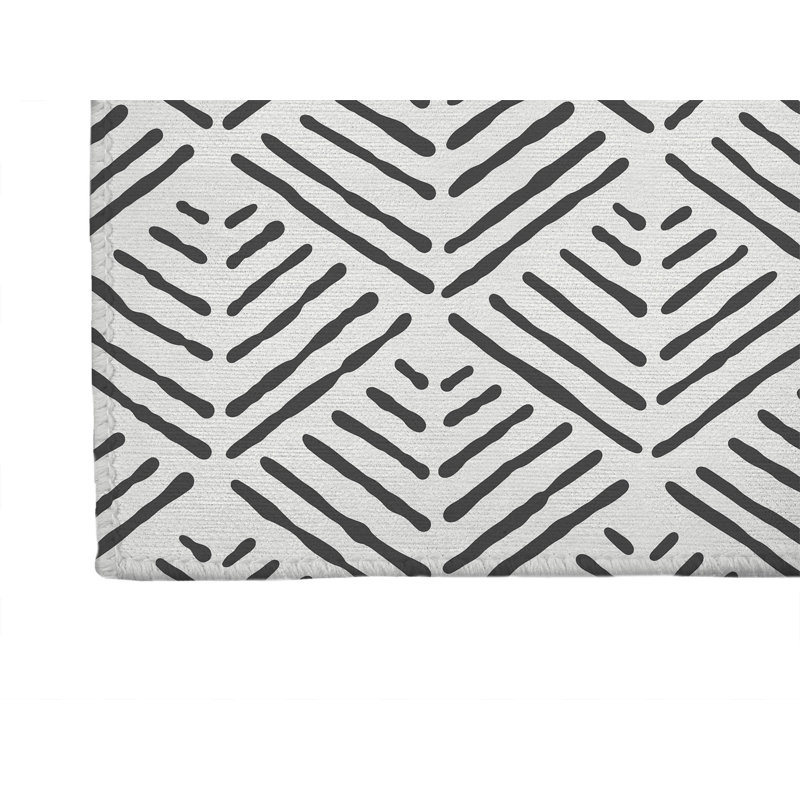 Tribal Dreamer Non-Slip Outdoor Rug, Runner 2'6" x 8'