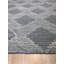Tapis contemporain en laine touffeté à la main bleu clair Chloe Quinn-2083181342