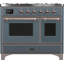 Majestic II 40" 3.82 cu. ft. Freestanding Dual Fuel Range with Griddle-60219582-48279865