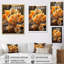 «Peach Flowers Sunny Buttercups II», impressions sur toile florales et botaniques-393891101-393891096