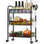 Organisateur et rangement pour garde-manger de fruits - Panier de rangement en métal à 3 niveaux