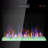 50" Electric Fireplace, Recessed Ultra Thin Tempered Glass Front Wall Mounted With Remote And Multi Color Flame And Embers, LED Light Heater-1880385767