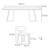 Light luxury modern rectangular dining table sets.-106815774