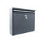 Elegance Wall Mounted Galvanised Steel Lockable Weatherproof Post Box - 36x31x10cm-64111949
