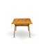 Ensemble repas 5 pièces pour patio comprenant une table rectangulaire d'extérieur en bois d'acacia et 4 chaises pliantes à accoudoirs, 40 x 72 pouces, huile naturelle-1639727886