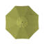 Parasol en bois de teck 7,5 pi-557198553