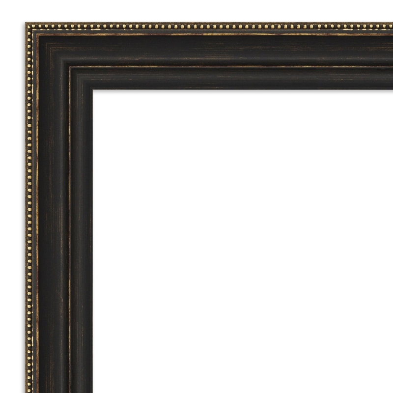  Ensemble de bordure de miroir de salle de bain, cadre entièrement assemblé à peler et coller - verre miroir NON inclus - garniture étroite bronze décoratif