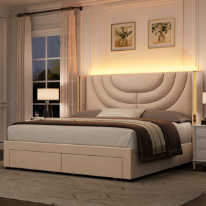 https://assets.wfcdn.com/im/15817626/resize-h300-w300%5Ecompr-r85/2761/276129444/Sturminster+Velvet+Upholstered+Wingback+Storage+Bed%2C+Wall+Wash+LED+Light+Headboard.jpg