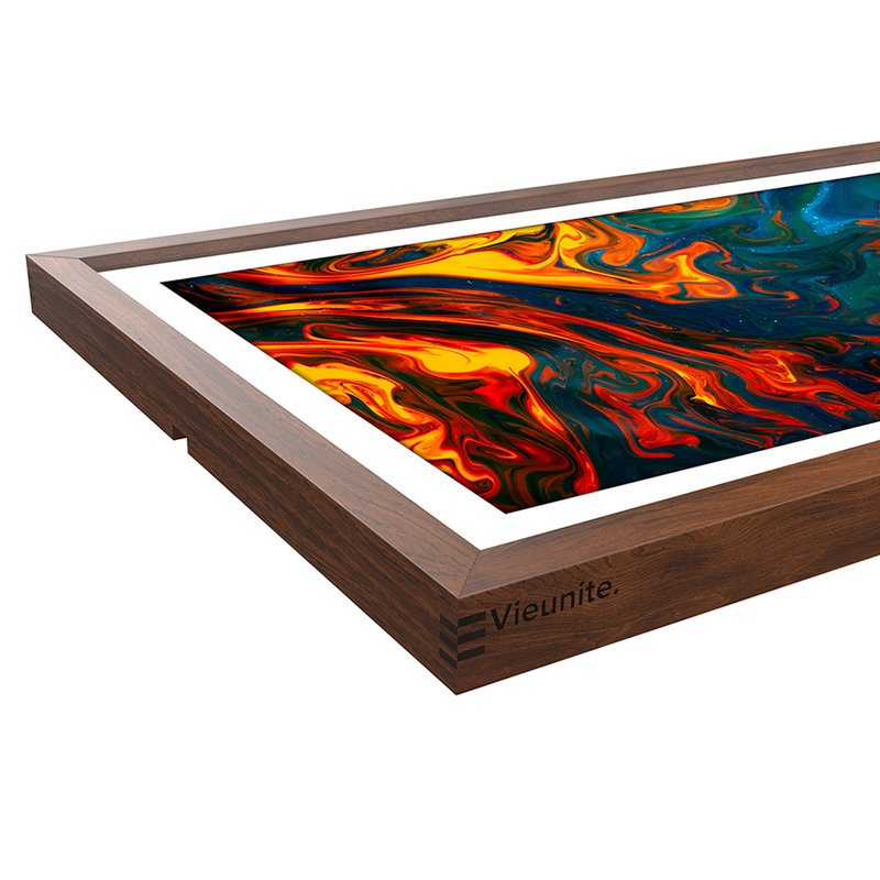 Textura Digital Canvas - Walnut Frame