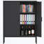 armoire de rangement de bureau en métal avec 2 portes-2033565993