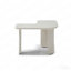 Table basse 35,43 "en L - modulaire, peu encombrante - blanche