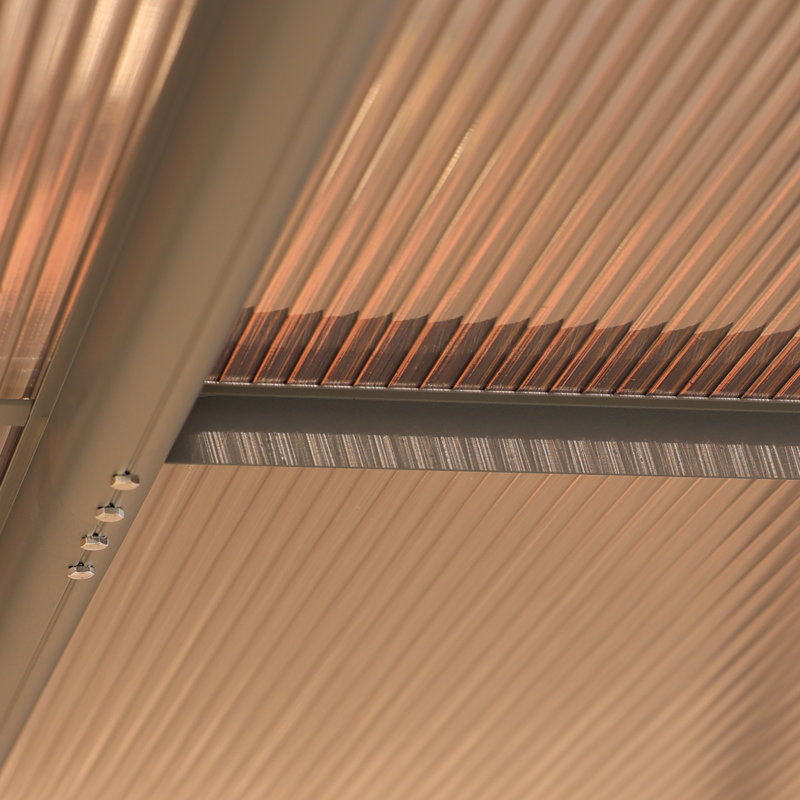 10 Ft. D Aluminum Patio Pergola, 13 Ft. W x 10 Ft. D