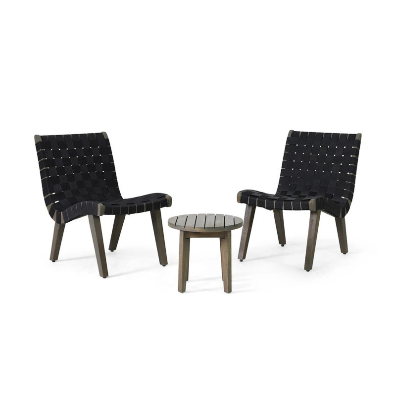 Ensemble de conversation d'extérieur 3 pièces