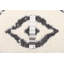 Tapis beige / noir Rowan-974713616
