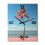Horloge murale bord de mer bleu et rose Sea Breeze-193229872