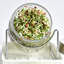 Geo Sprouting Jar System with Stainless Steel Rack and Ceramic Base Plate