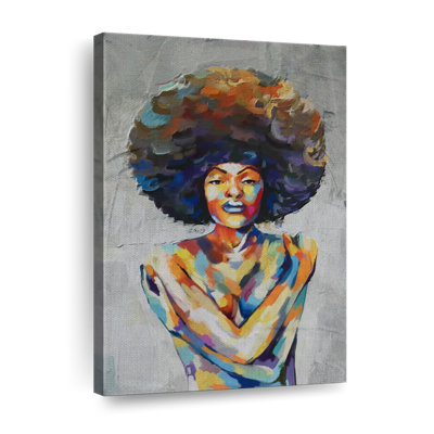 " Abstract Portrait Oil " by Harper D.