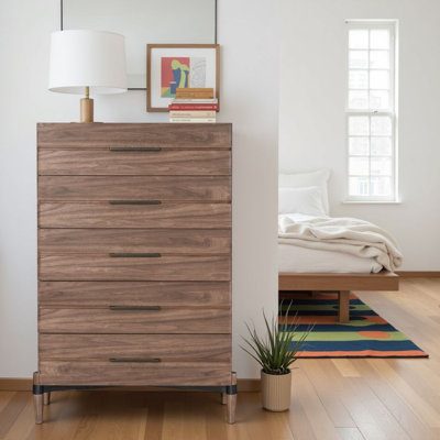 Commode à 5 tiroirs, aucun assemblage requis