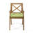 PERLA DINING CHAIR,2PCS With 2 Green Cushions,For Backyard, Poolside, Garden, Chair-1461491760