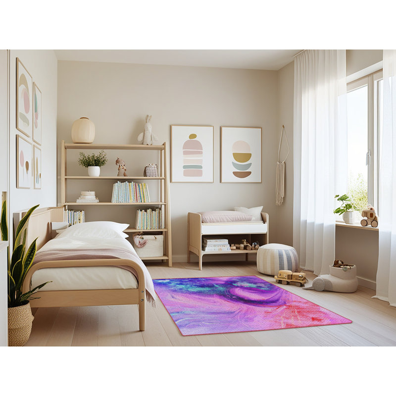 Abstract Indoor Rug, Rectangle 3' x 5'