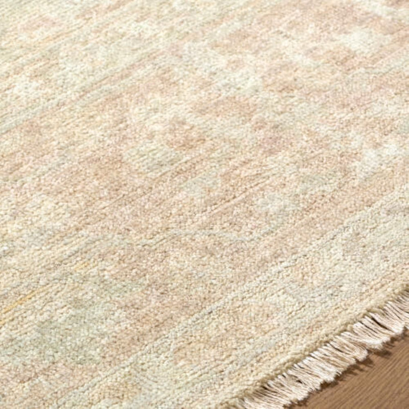 Khotan Handmade Wool Area Rug, Rectangle 6' x 9'