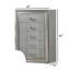Commode Glam Style 1pc