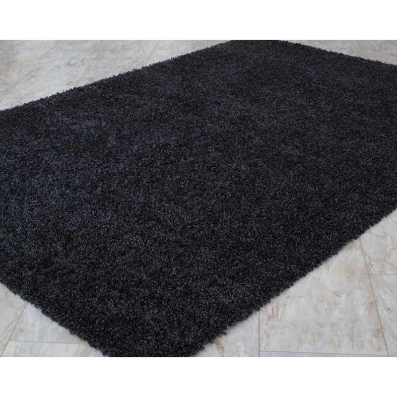 Antowain Solid Colour Shag Area Rug, Runner 60cm x 220cm