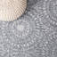 Geometric Handmade Tufted Wool Light Grey Area Rug-6240006