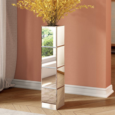 Gudrun Handmade Square Glass Floor Vase