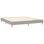 Structure de sommier tapissier gris clair 