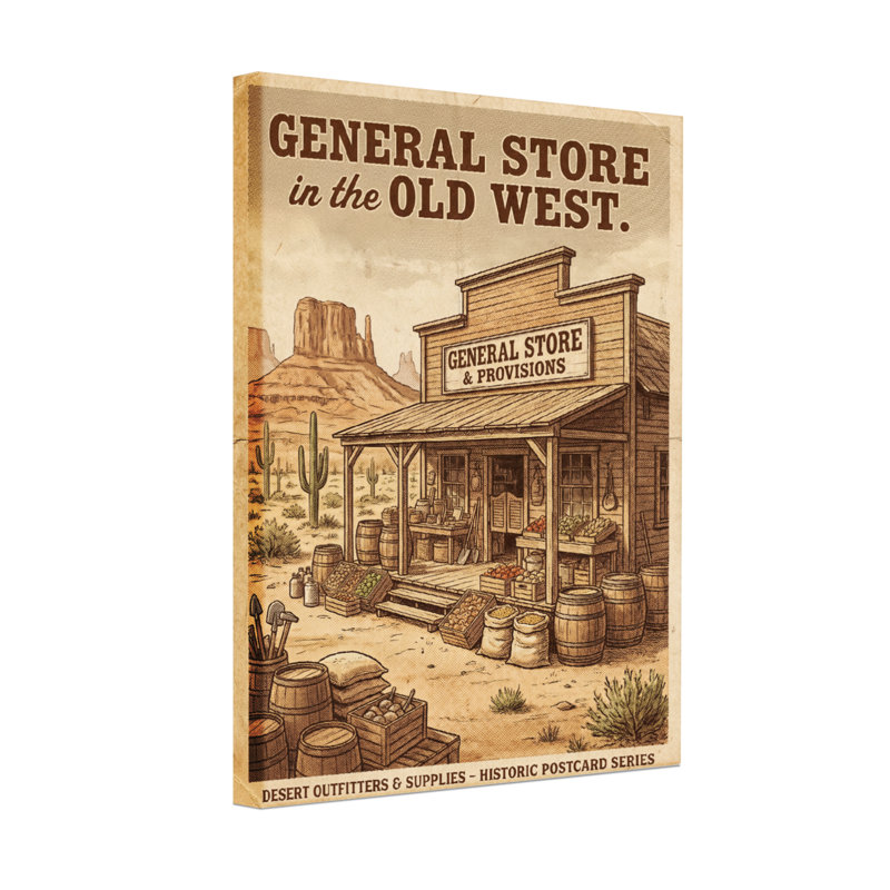 Fashion Store général dans le Far West, H 24 po x l 16 po