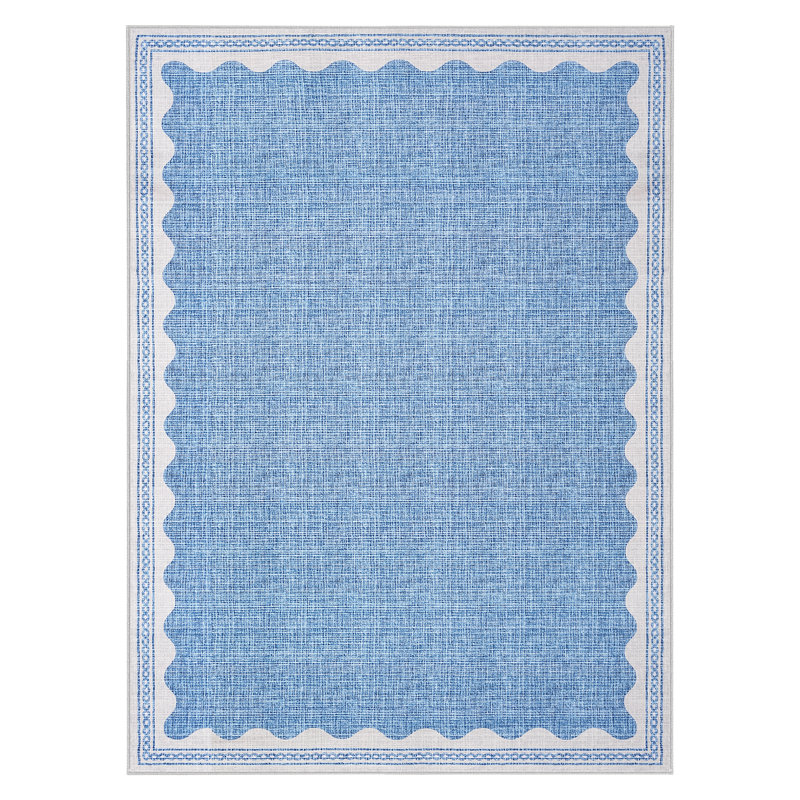 Area Rug, Blue, Rectangle 160 x 230 cm