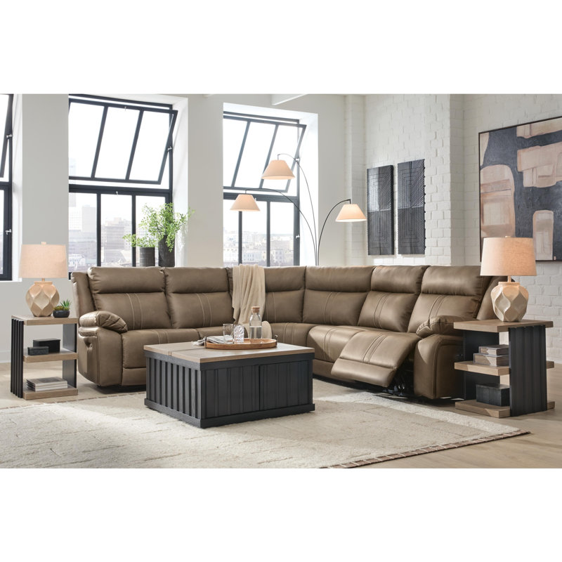 Max-Media 5-Piece Power Reclining Sectional